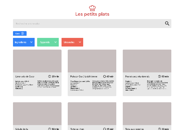 img portfolio Les petis plats